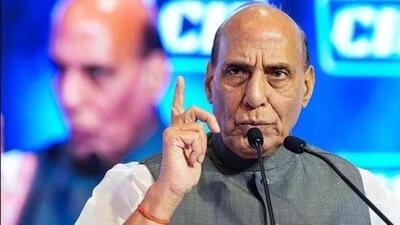 Defence minister Rajnath Singh. (PTI) Defence minister Rajnath Singh. (PTI)