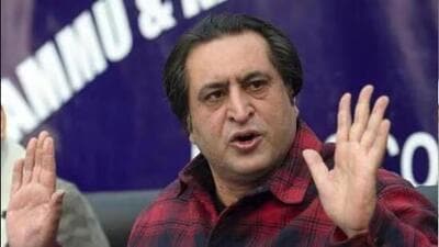 J&K People’s Conference president and legislator, Sajad Lone strongly denounced the draft proposal for the Rules of Procedure and Conduct of Business in the J&K Assembly, calling it “the most explicit and unforgivable ratification of August 5, 2019, changes.” (HT File) J&K People’s Conference president and legislator, Sajad Lone strongly denounced the draft proposal for the Rules of Procedure and Conduct of Business in the J&K Assembly, calling it “the most explicit and unforgivable ratification of August 5, 2019, changes.” (HT File)