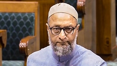 AIMIM chief and Lok Sabha MP Asaduddin Owaisi. (PTI) AIMIM chief and Lok Sabha MP Asaduddin Owaisi. (PTI)