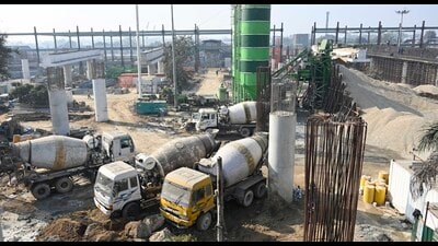 The deadline for completion of the redevelopment project is set for April 2026. (HT Photo) The deadline for completion of the redevelopment project is set for April 2026. (HT Photo)