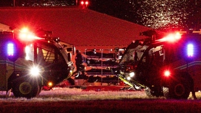 Black Hawk helicopter crashed into the Potomac River, outside Washington, U.S., January 30, 2025. Pete Hegseth, Trump's Defence Secretary, stated that the crew “did have night-vision goggles” with them, but he did not specify if they were donning them at the time of the crash. (REUTERS)