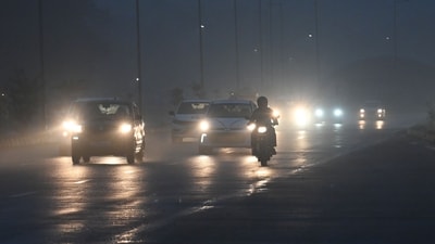 Light rainfall in Delhi (Photo by Vipin Kumar/ Hindustan Times) Light rainfall in Delhi (Photo by Vipin Kumar/ Hindustan Times)