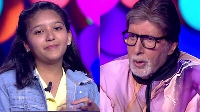 Amitabh Bachchan had a fun chat with a KBC 16 contestant. Amitabh Bachchan had a fun chat with a KBC 16 contestant.