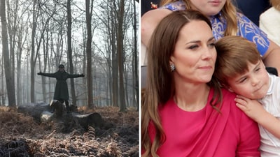 The credit for clicking the triumphant photo was given to Kate Middleton's youngest son, six-year-old Prince Louis. (Instagram/princeandprincessofwales) The credit for clicking the triumphant photo was given to Kate Middleton's youngest son, six-year-old Prince Louis. (Instagram/princeandprincessofwales)