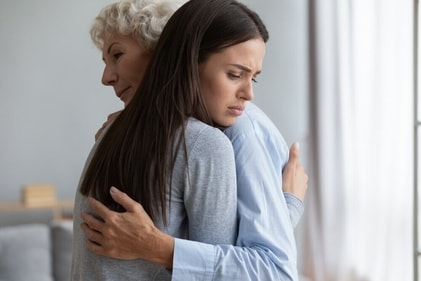 Physical touch needs to be paired with verbal support focused on validating the emotions. (Shutterstock) Physical touch needs to be paired with verbal support focused on validating the emotions. (Shutterstock)