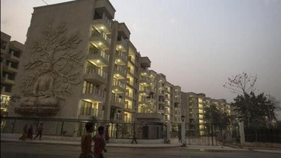 Nearly 612,000 houses, out of the 10 million, were already provisionally sanctioned in December 2024. (Bloomberg File Photo)