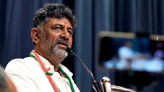 Karnataka Congress president DK Shivakumar.
