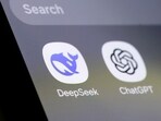 FILE PHOTO: Deepseek and ChatGPT app icons are seen in this illustration taken Jan. 27, 2025.