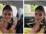 Priyanka Chopra smiled and greeted the paparazzi on her way to the festivities. Priyanka Chopra smiled and greeted the paparazzi on her way to the festivities.
