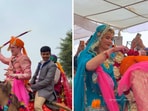 The Scottish couple wanted to tie the knot as per local Rajasthani traditions. The Scottish couple wanted to tie the knot as per local Rajasthani traditions.