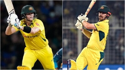 Steve Smith (L) or Travis Head could lead Australia in Champions Trophy, should Pat Cummins remain unavailable (Files)