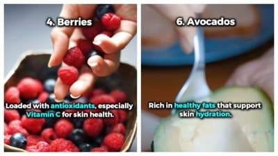 Plant-based collagen foods include berries that are high in vitamin C and antioxidants, and avocados, rich in vitamin C, vitamin E, and healthy fats. (Instagram/ Renu Rakheja) Plant-based collagen foods include berries that are high in vitamin C and antioxidants, and avocados, rich in vitamin C, vitamin E, and healthy fats. (Instagram/ Renu Rakheja)