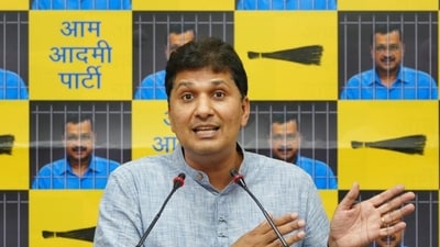 Delhi minister Saurabh Bharadwaj. (File)