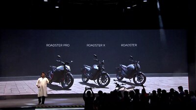 Ola Electric founder Bhavish Aggarwal initially presented the company's three new bikes on August 15, 2024 Ola Electric founder Bhavish Aggarwal initially presented the company's three new bikes on August 15, 2024