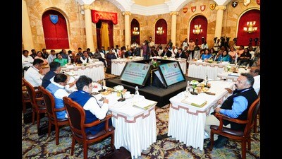 The states passed a resolution against draft UGC regulations at state higher education ministers’ conclave in Bengaluru. (x@DKShivakumar) The states passed a resolution against draft UGC regulations at state higher education ministers’ conclave in Bengaluru. (x@DKShivakumar)