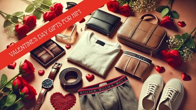 Ditch the ordinary! A thoughtful gift like a wallet, perfume, or messenger bag makes Valentine’s Day extra special for him. (AI Generated) Ditch the ordinary! A thoughtful gift like a wallet, perfume, or messenger bag makes Valentine’s Day extra special for him. (AI Generated)