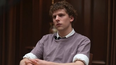 Jesse Eisenberg playing Zuckerberg in The Social Network Jesse Eisenberg playing Zuckerberg in The Social Network