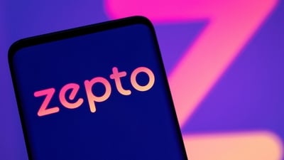 Zepto logo is seen displayed in this illustration taken May 2, 2022. (REUTERS/File)