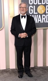 Steven Spielberg attends the 80th Annual Golden Globe Awards in Beverly Hills.&nbsp; (REUTERS)