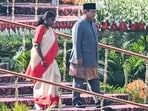 Republic Day 2025: President Droupadi Murmu (L) with guest of honour, Indonesian President Prabowo Subianto (R) leave after the 76th Republic Day parade in New Delhi. Republic Day 2025: President Droupadi Murmu (L) with guest of honour, Indonesian President Prabowo Subianto (R) leave after the 76th Republic Day parade in New Delhi.