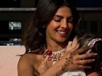 Priyanka Chopra is in Mumbai with her daughter Malti Marie. They are in India to attend the wedding of the actor's brother. Priyanka Chopra is in Mumbai with her daughter Malti Marie. They are in India to attend the wedding of the actor's brother.