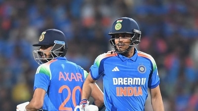 Shubman Gill also upped his scoring rate and the pair pretty much ended the match as a competition. (AFP) Shubman Gill also upped his scoring rate and the pair pretty much ended the match as a competition. (AFP)
