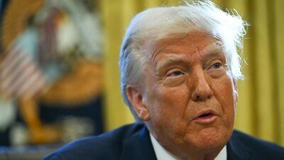 US President Donald Trump speaks to the press as he signs executive orders in the Oval Office of the White House. (AFP) US President Donald Trump speaks to the press as he signs executive orders in the Oval Office of the White House. (AFP)