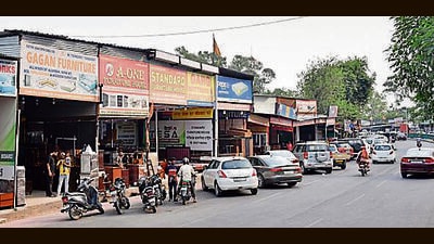 Established in 1985, the unauthorised furniture market, comprising 116 shops, is illegally occupying approximately 15 acres of agricultural land in Sectors 53 and 54. (HT File Photo) Established in 1985, the unauthorised furniture market, comprising 116 shops, is illegally occupying approximately 15 acres of agricultural land in Sectors 53 and 54. (HT File Photo)