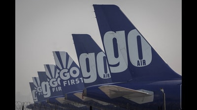 FILE PHOTO: The tail fins of Go First airline, formerly known as GoAir, passenger aircrafts are seen parked on the tarmac at the airport in New Delhi, India, May 11, 2023. REUTERS/Adnan Abidi/File Photo (REUTERS) FILE PHOTO: The tail fins of Go First airline, formerly known as GoAir, passenger aircrafts are seen parked on the tarmac at the airport in New Delhi, India, May 11, 2023. REUTERS/Adnan Abidi/File Photo (REUTERS)