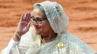 Former Bangladesh prime minister Sheikh Hasina (ANI FILE PHOTO) Former Bangladesh prime minister Sheikh Hasina (ANI FILE PHOTO)