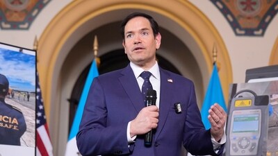 US secretary of state Marco Rubio (Mark Schiefelbein/AP) US secretary of state Marco Rubio (Mark Schiefelbein/AP)