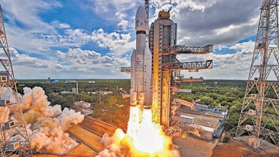 India successfully landed on the south side of the moon with its Chandrayaan-3 mission in 2027. (PTI) India successfully landed on the south side of the moon with its Chandrayaan-3 mission in 2027. (PTI)