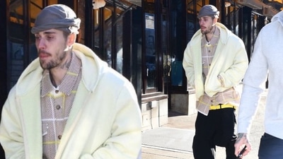 Justin Bieber's latest pap shot has fans worried (Photos: X) Justin Bieber's latest pap shot has fans worried (Photos: X)