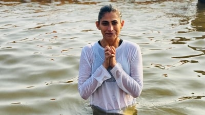 Actor Kubbra Sait was recently in Prayagraj where she attended the Maha Kumbh (Instagram/KubbraSait) Actor Kubbra Sait was recently in Prayagraj where she attended the Maha Kumbh (Instagram/KubbraSait)