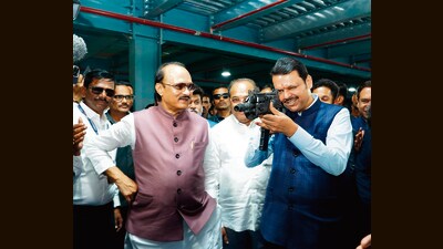 NIBE Limited, which is into manufacturing critical systems for the defence sector, inaugurated its Missiles Complex and Precision Machining (Small Arms Complex) facility in Pune on Thursday in the presence of Chief Minister Devendra Fadnavis and his deputy Ajit Pawar. (HT PHOTO) NIBE Limited, which is into manufacturing critical systems for the defence sector, inaugurated its Missiles Complex and Precision Machining (Small Arms Complex) facility in Pune on Thursday in the presence of Chief Minister Devendra Fadnavis and his deputy Ajit Pawar. (HT PHOTO)