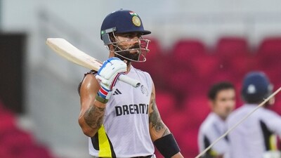 India's Virat Kohli during a practice session ahead of the first ODI between India and England, at Vidarabha Cricket Association Stadium in Nagpur (PTI) India's Virat Kohli during a practice session ahead of the first ODI between India and England, at Vidarabha Cricket Association Stadium in Nagpur (PTI)