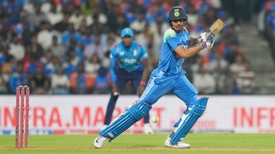 India's Shubman Gill plays a shot during the first One Day International (ODI) cricket match between India and England at Vidarbha Cricket Association (VCA) Stadium, in Nagpur, Maharashtra, Thursday, Feb. 6 (PTI) India's Shubman Gill plays a shot during the first One Day International (ODI) cricket match between India and England at Vidarbha Cricket Association (VCA) Stadium, in Nagpur, Maharashtra, Thursday, Feb. 6 (PTI)