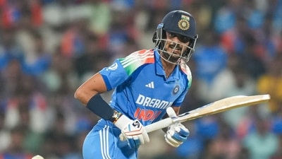 India's Axar Patel plays a shot during the first One Day International (ODI) cricket match between India and England at Vidarbha Cricket Association (VCA) Stadium, in Nagpur, Maharashtra, Thursday, Feb. 6 (PTI) India's Axar Patel plays a shot during the first One Day International (ODI) cricket match between India and England at Vidarbha Cricket Association (VCA) Stadium, in Nagpur, Maharashtra, Thursday, Feb. 6 (PTI)