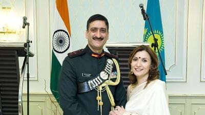 Toni and his wife Geetika Lidder (HT) Toni and his wife Geetika Lidder (HT)