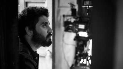 Aditya Vikram Sengupta on the set of Mayanagar. Aditya Vikram Sengupta on the set of Mayanagar.