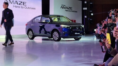 Honda Amaze is only offered with a 1.2-litre naturally aspirated petrol engine. Honda Amaze is only offered with a 1.2-litre naturally aspirated petrol engine.