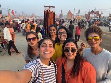 Kubbra Sait with her gang of girls! (Instagram/kubbrasait) Kubbra Sait with her gang of girls! (Instagram/kubbrasait)