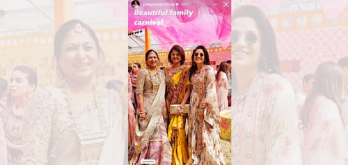 Inside Jeet Adani and Diva Shah's pre-wedding celebrations (Instagram/@pinkyreddyofficial) Inside Jeet Adani and Diva Shah's pre-wedding celebrations (Instagram/@pinkyreddyofficial)