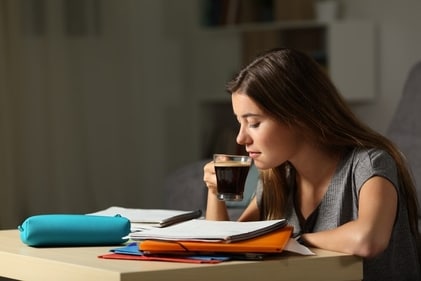 Coffee affects your central nervous system to keep you more alert and awake. (Shutterstock) Coffee affects your central nervous system to keep you more alert and awake. (Shutterstock)