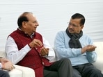 Delhi Lieutenant Governor Vinai Kumar Saxena and former chief minister Arvind Kejriwal. (File image) Delhi Lieutenant Governor Vinai Kumar Saxena and former chief minister Arvind Kejriwal. (File image)
