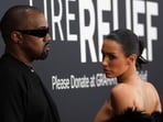 Kanye West and Bianca Censori at the 67th Grammys