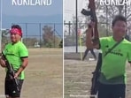 A video shows men brandishing guns while playing football in Manipur. A video shows men brandishing guns while playing football in Manipur.