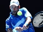 Serbia's Novak Djokovic hits a return against Germany's Alexander Zverev during their men's singles Australian Open semi-final match. Serbia's Novak Djokovic hits a return against Germany's Alexander Zverev during their men's singles Australian Open semi-final match.