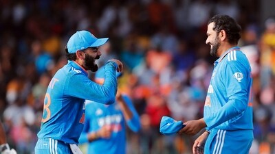 India's captain Rohit Sharma and Virat Kohli celebrate a wicket (BCCI-X) India's captain Rohit Sharma and Virat Kohli celebrate a wicket (BCCI-X)