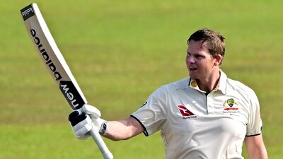 Steve Smith has now pulled level with India great Rahul Dravid and England star Joe Root for the fifth most tons in the history of the format. (AFP) Steve Smith has now pulled level with India great Rahul Dravid and England star Joe Root for the fifth most tons in the history of the format. (AFP)